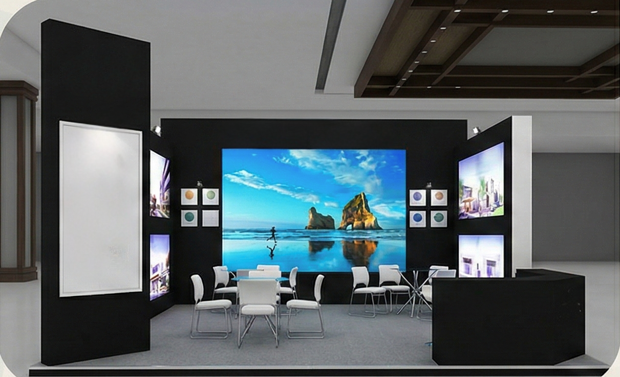 Co-Title Sponsor booth render